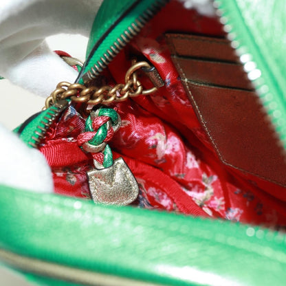 Gucci Trapuntata Camera Quilted Laminated Leather, Red, Leather, Shoulder Bag
