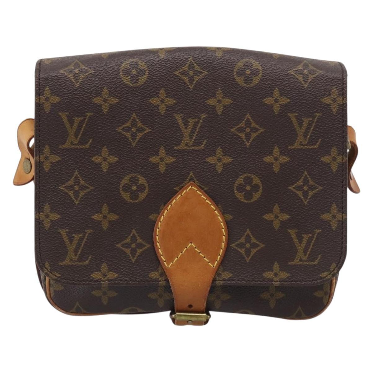 Louis Vuitton Cartouchiere Monogram Canvas, Brown, Canvas, Handbag