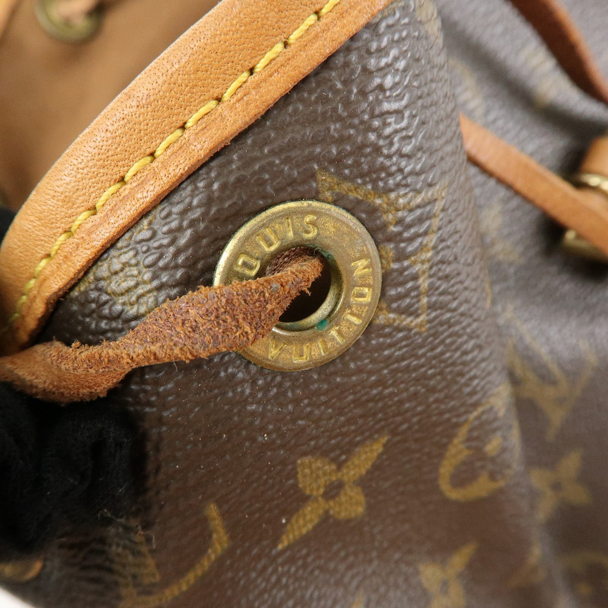 Louis Vuitton Vintage Montsouris Monogram Canvas, Brown, Canvas, Backpack