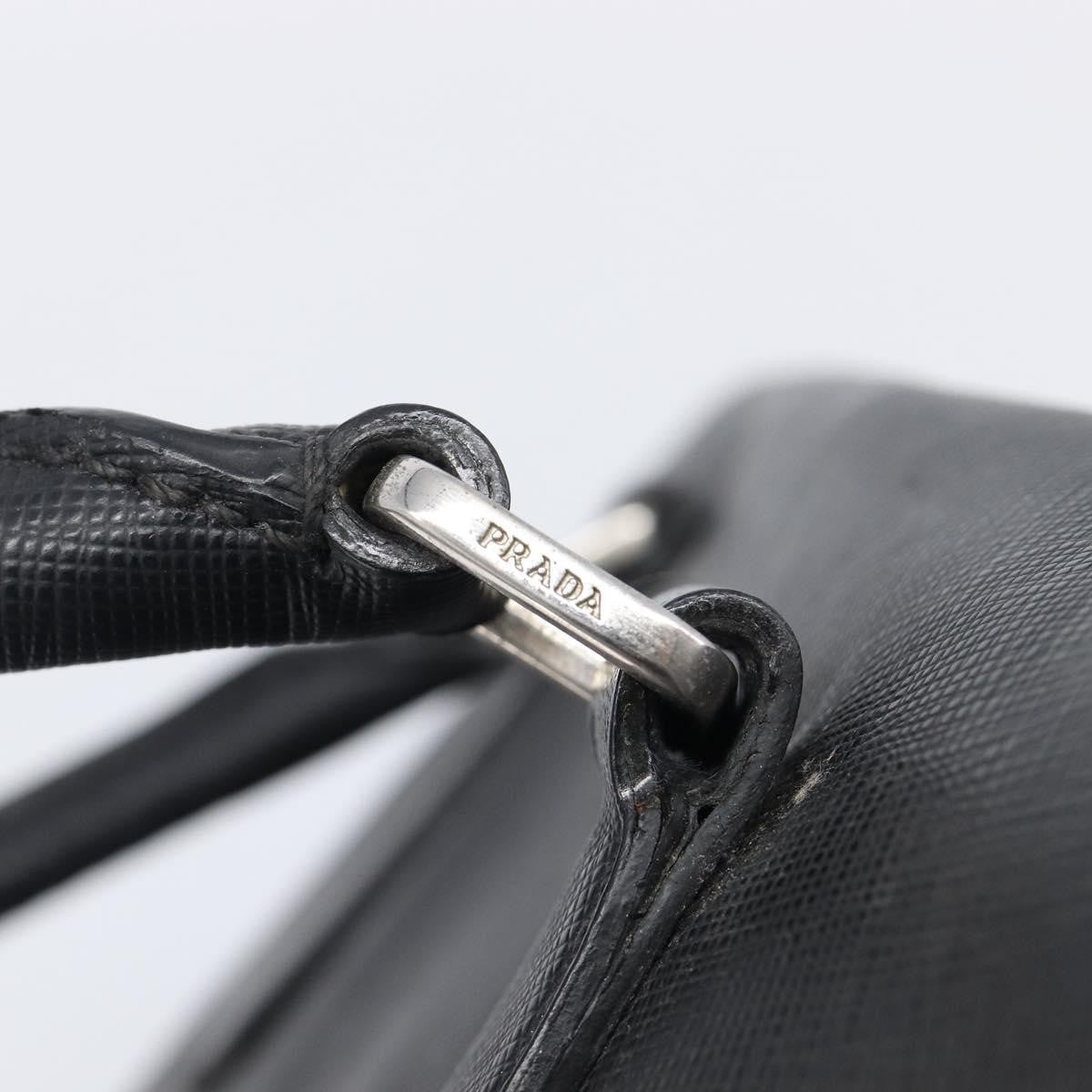 Prada Vintage Leather, Black, Leather, Handbag