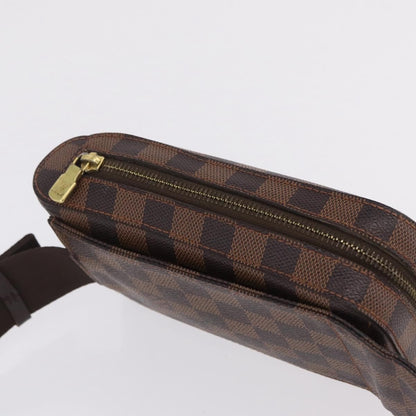 Louis Vuitton Geronimos Waist Damier, Brown, Canvas, Shoulder Bag