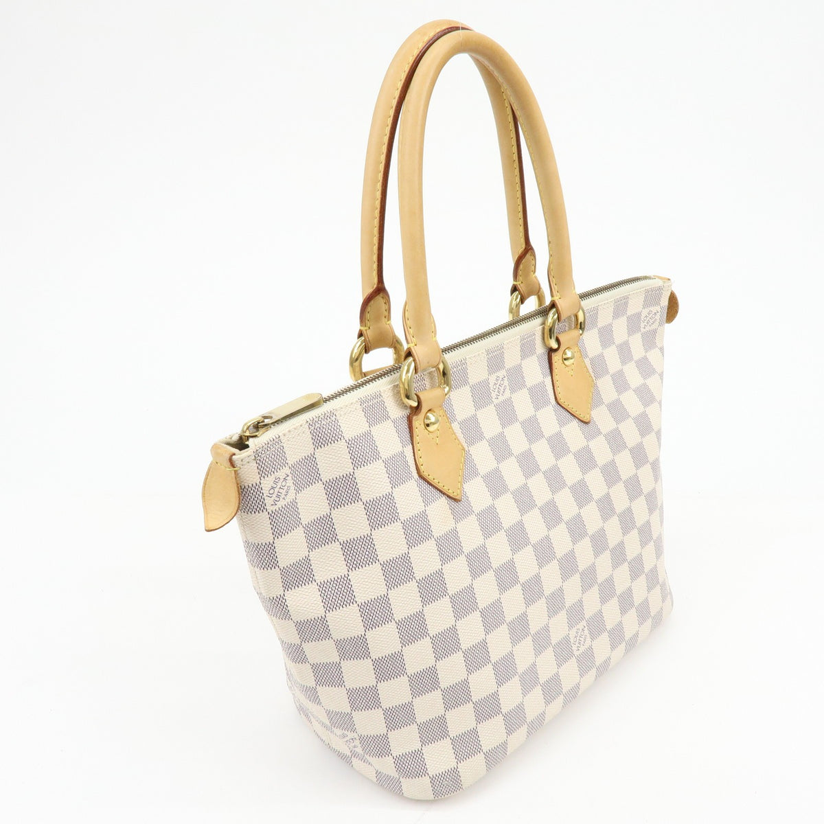 Louis Vuitton Saleya Damier, Beige, Canvas, Handbag