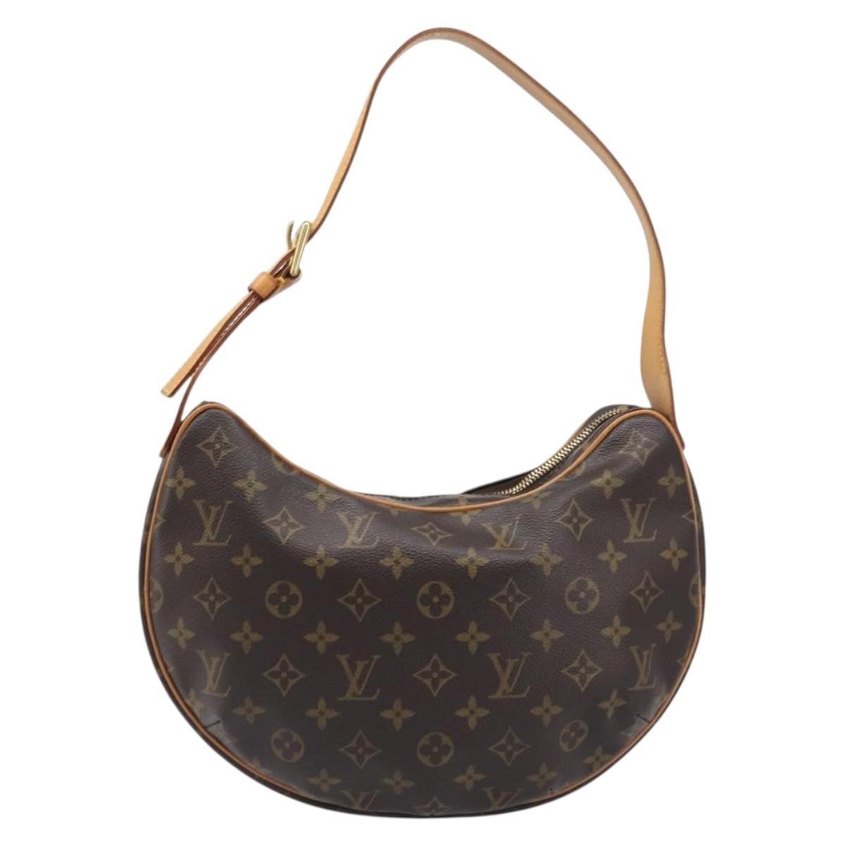 Louis Vuitton Croissant Monogram, Brown, Canvas, Shoulder Bag