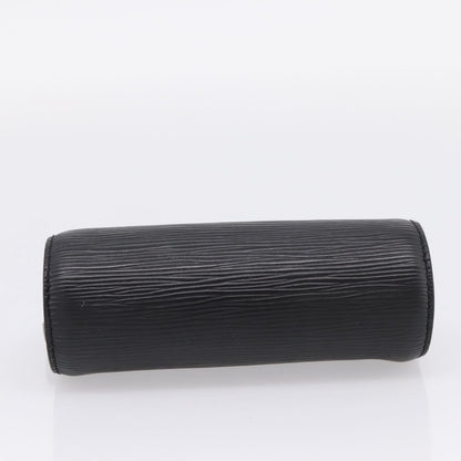 Louis Vuitton Soufflot Pochette Epi Leather, Black, Leather, Clutch