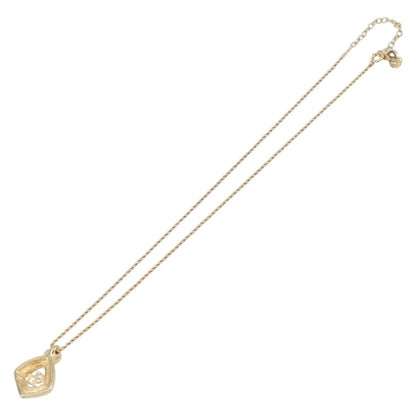 Christian Dior Vintage CD Heart Pendant Metal, Gold, Metal, Necklace