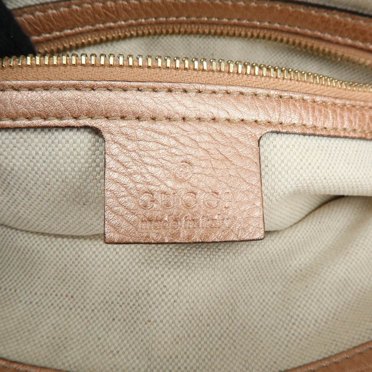 Gucci Bella Convertible Top Handle Leather, Pink, Leather, Handbag