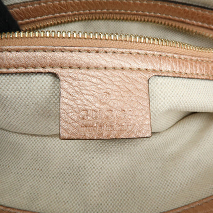 Gucci Bella Convertible Top Handle Leather, Pink, Leather, Handbag