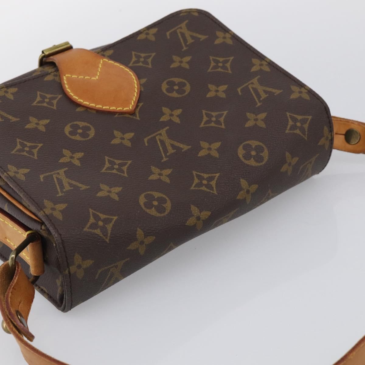 Louis Vuitton Cartouchiere Monogram Canvas, Brown, Canvas, Handbag