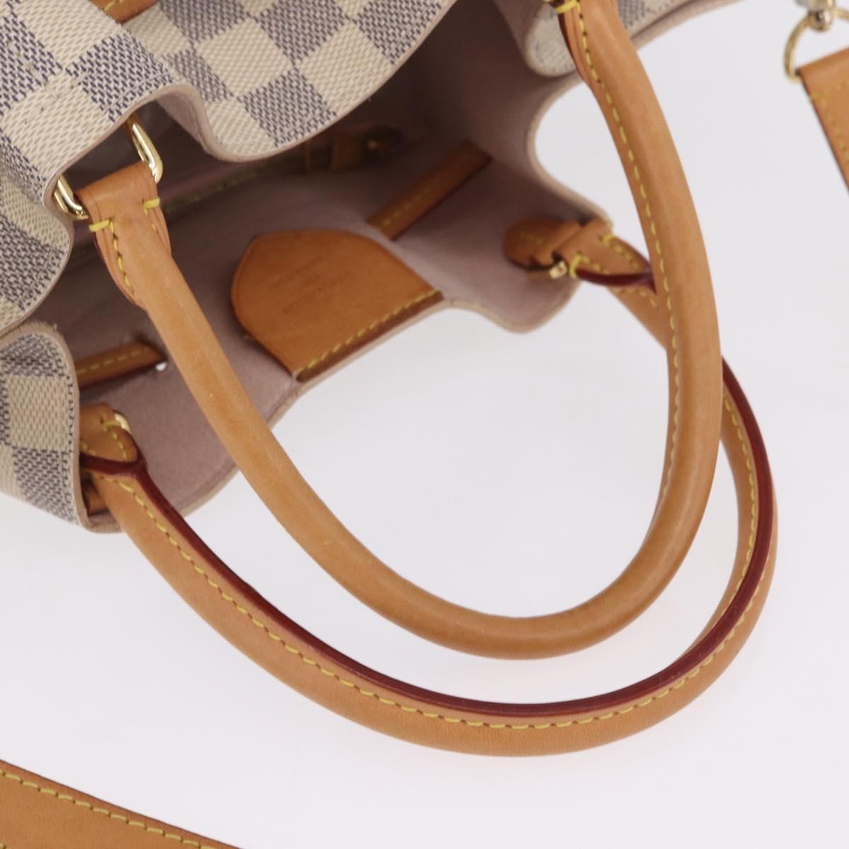 Louis Vuitton Girolata Damier, White, Canvas, Handbag