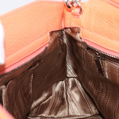 Salvatore Ferragamo Sofia Satchel Leather, Orange, Leather, Handbag