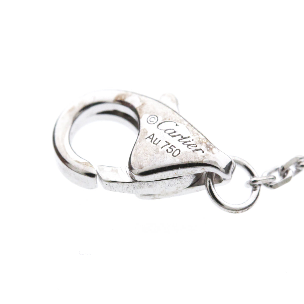 Cartier D'Amour 18K White Gold and Diamond, Silver, White Gold, Bracelet