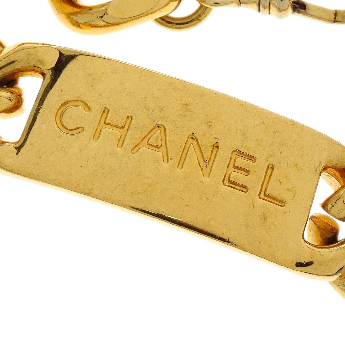 Chanel Vintage Medallion Chain Belt Metal, Gold, Gold Plated, Belt