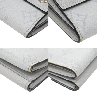 Louis Vuitton Discovery Monogram Taigarama, White, Leather, Wallet