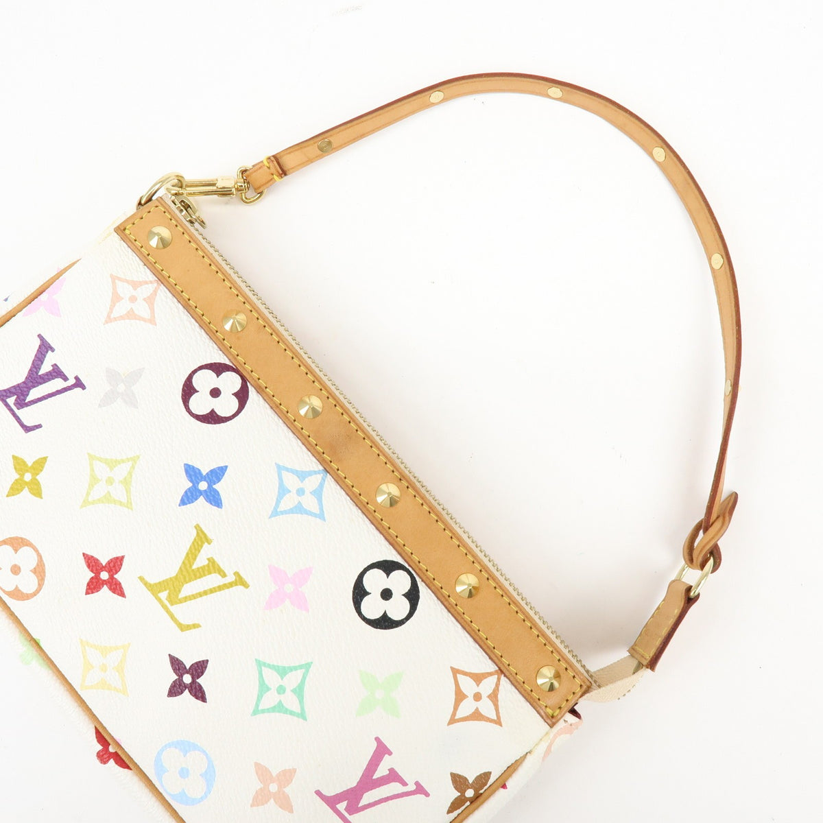 Louis Vuitton Pochette Accessoires Monogram Multicolor, Multicolour, Canvas, Clutch