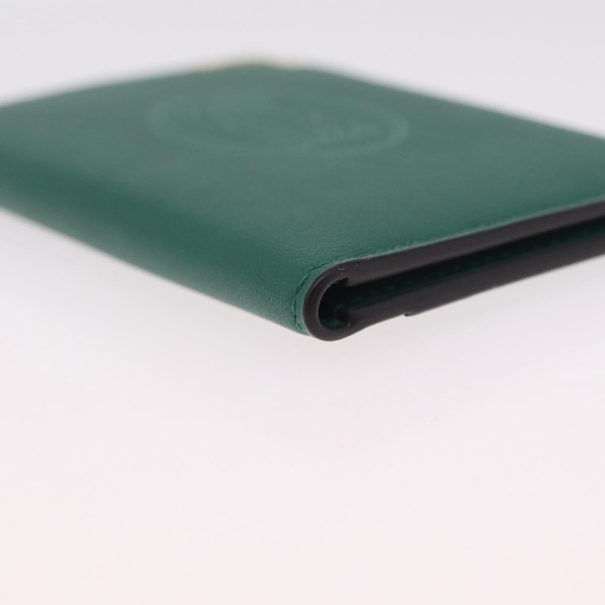 Cartier Coin Purse Must de Cartier Leather, Green, Leather, Wallet