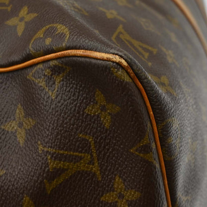 Louis Vuitton Keepall Monogram Canvas, Brown, Canvas, Travel Bag