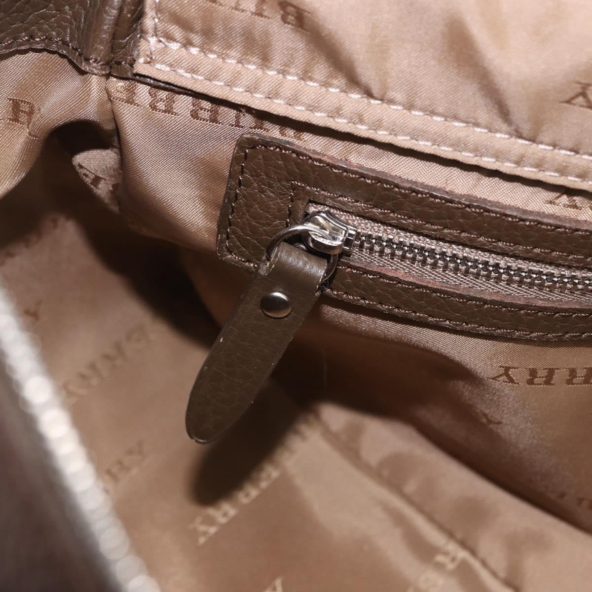 Burberry Nova Check Canvas, Brown, Canvas, Handbag
