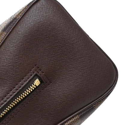 Louis Vuitton Triana Damier, Brown, Canvas, Handbag