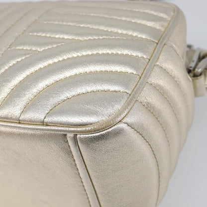 Prada Camera Diagramme Quilted Leather, Metallic, Leather, Shoulder Bag