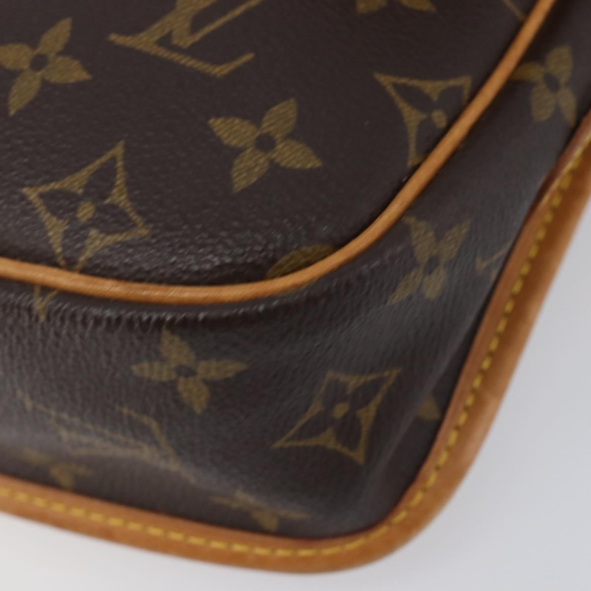 Louis Vuitton Sac Gibeciere Messenger Monogram Canvas, Brown, Canvas, Shoulder Bag