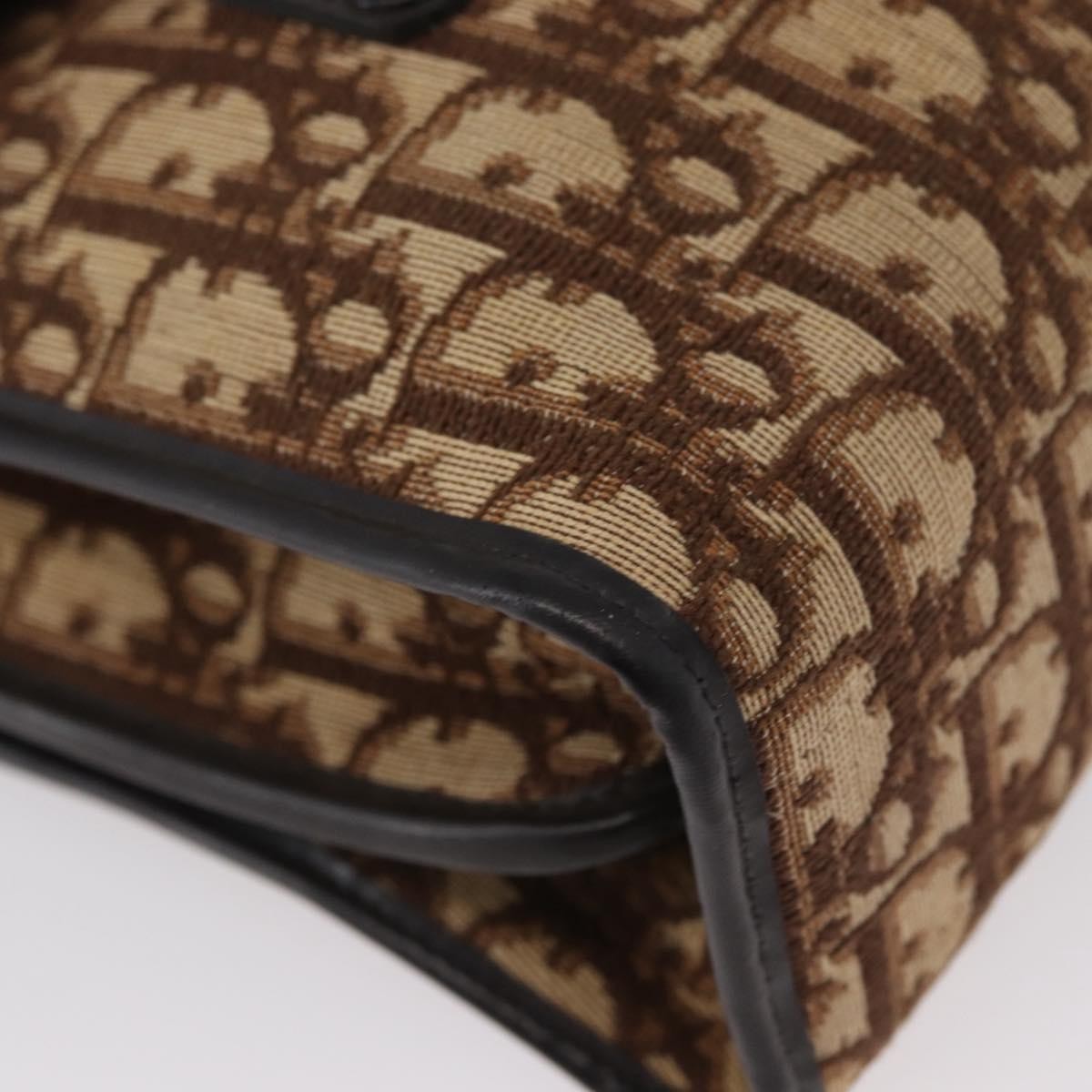 Christian Dior Trotter Canvas, Beige, Canvas, Shoulder Bag