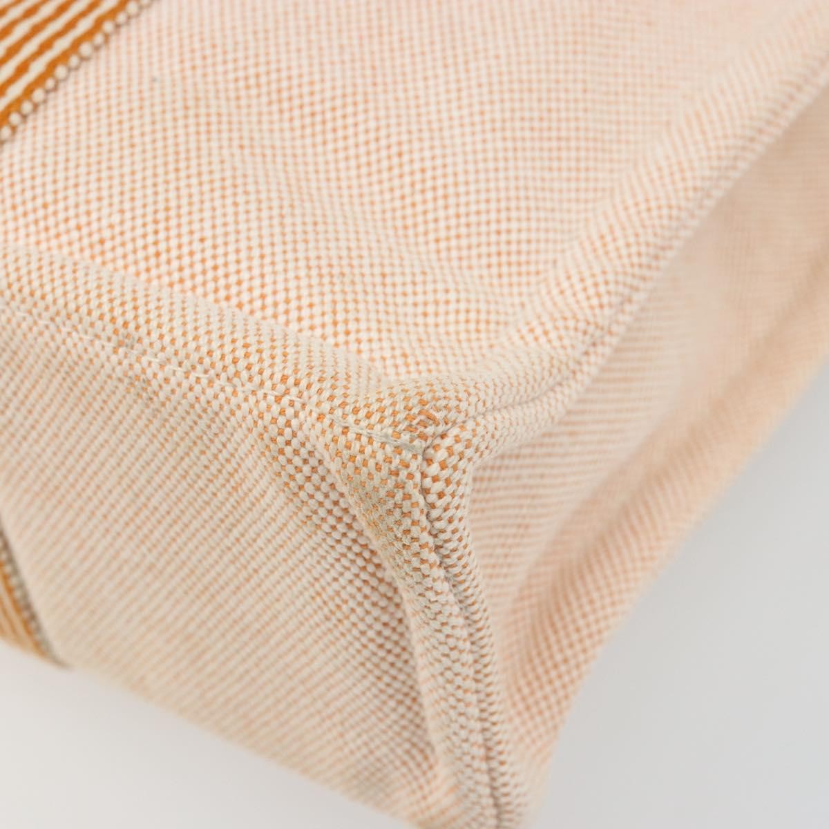 Hermes Fourre Tout Toile, Orange, Canvas, Tote Bag
