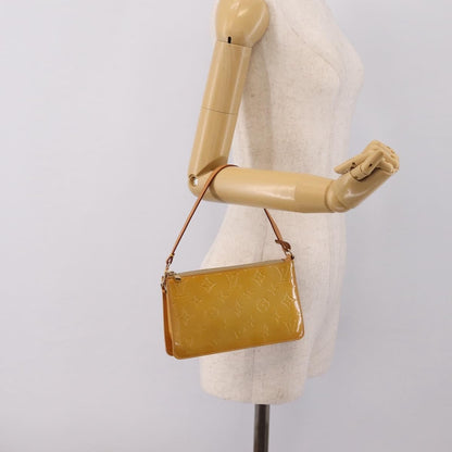 Louis Vuitton Lexington Pochette Monogram Vernis, Beige, Patent Leather, Clutch