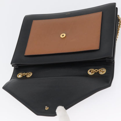 Celine Pocket Envelope Leather, Multicolour, Leather, Shoulder Bag