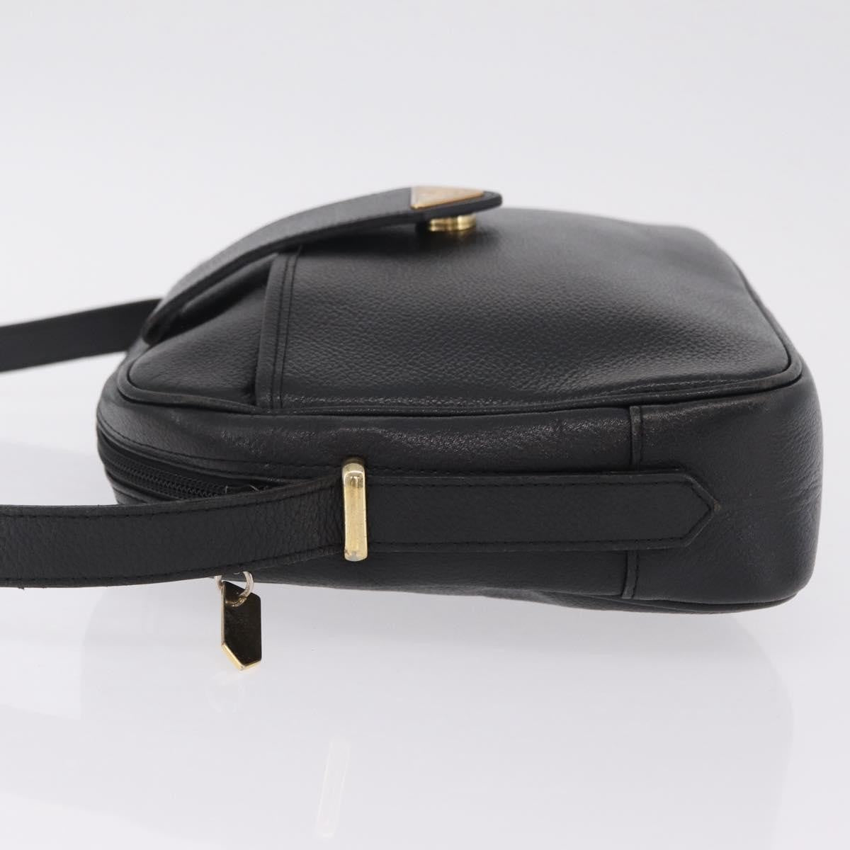 Saint Laurent Vintage Shoulder bag Leather, Black, Leather, Shoulder Bag