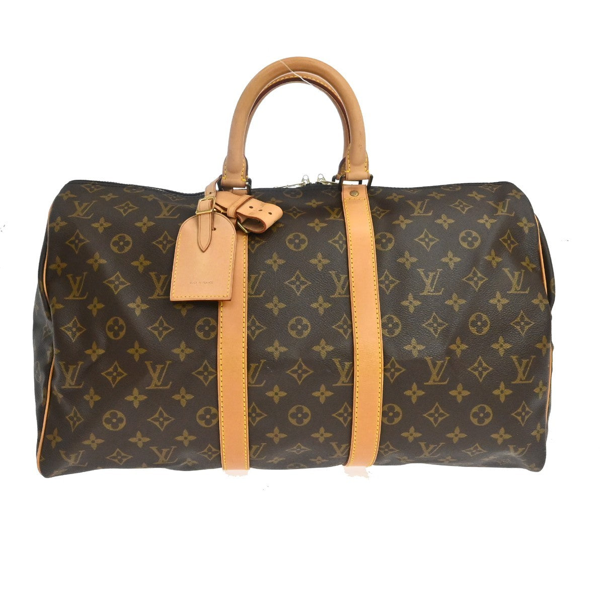 Louis Vuitton Keepall Monogram Canvas, Brown, Canvas, Travel Bag