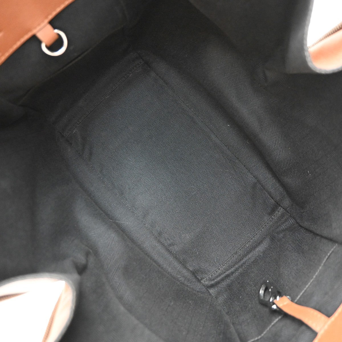 Loewe Hammock Leather, Brown, Leather, Handbag