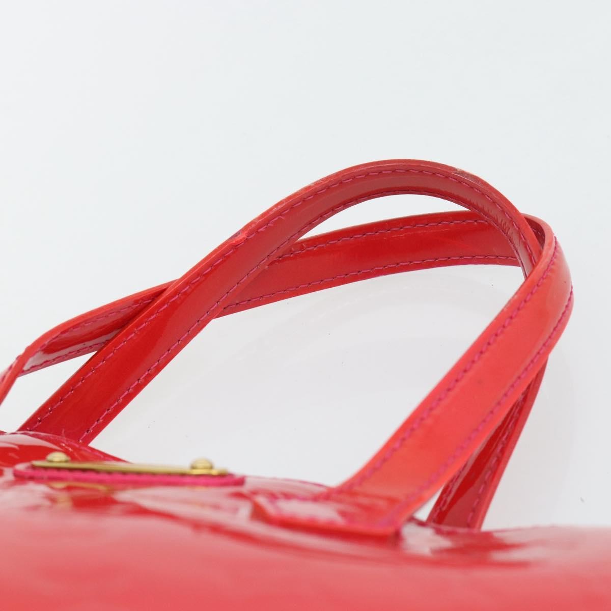 Louis Vuitton Wilshire Monogram Vernis, Pink, Patent Leather, Handbag