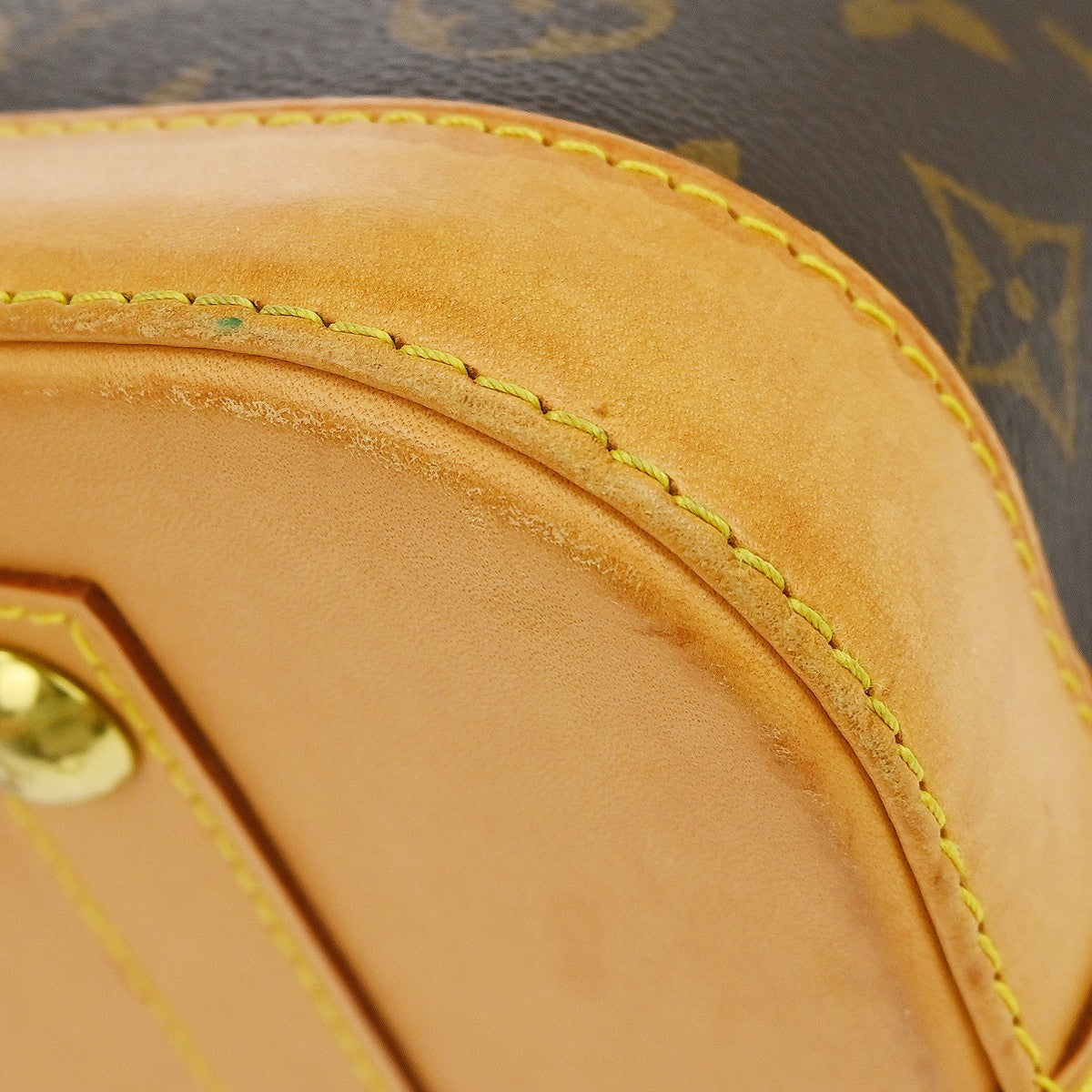 Louis Vuitton Alma Monogram Canvas, Brown, Canvas, Handbag