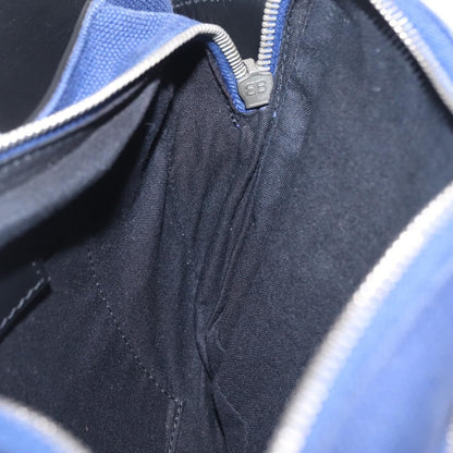 Balenciaga Navy Neo Lift Waist Canvas and Leather, Blue, Canvas, Handbag