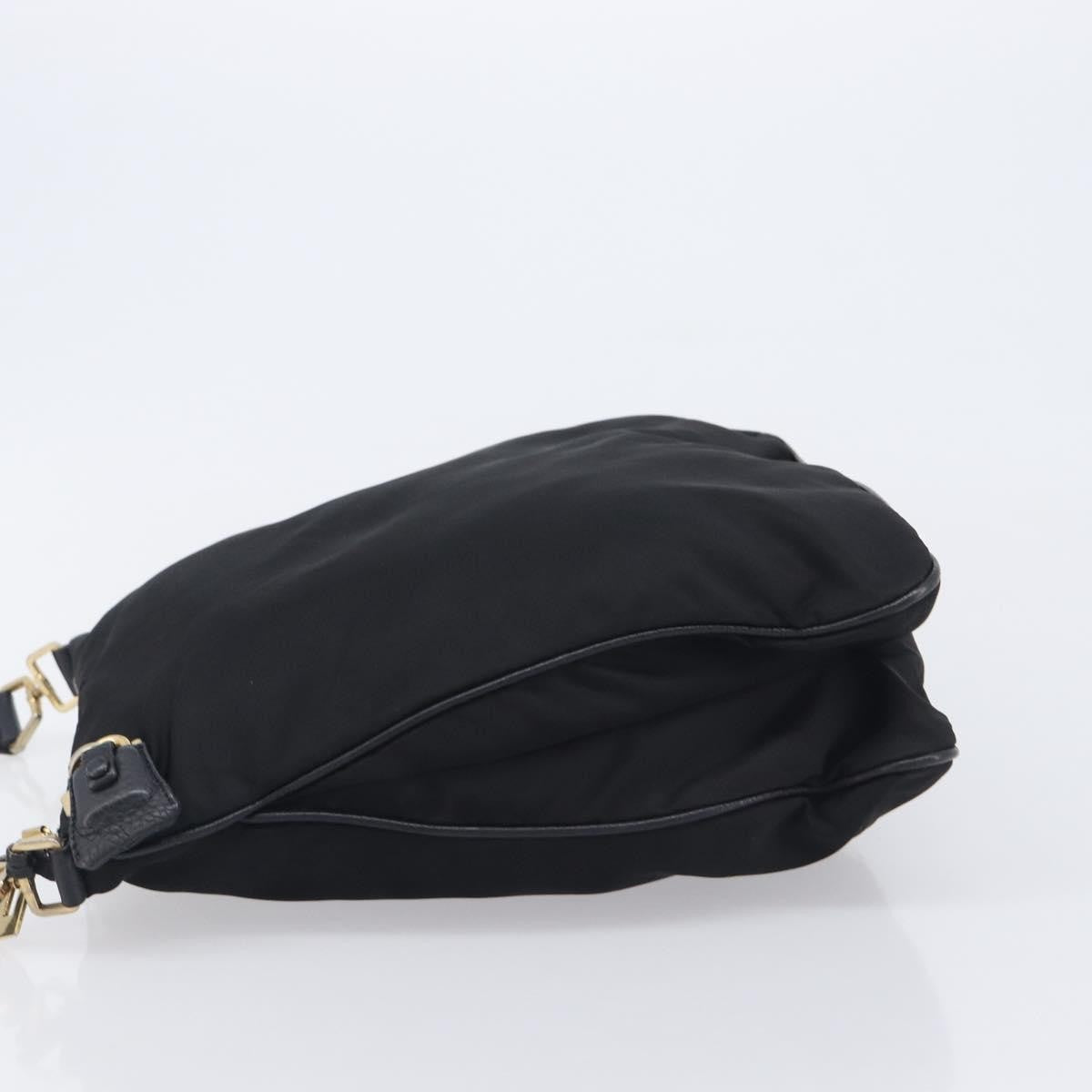 Prada Shoulder Tessuto, Black, Nylon, Shoulder Bag
