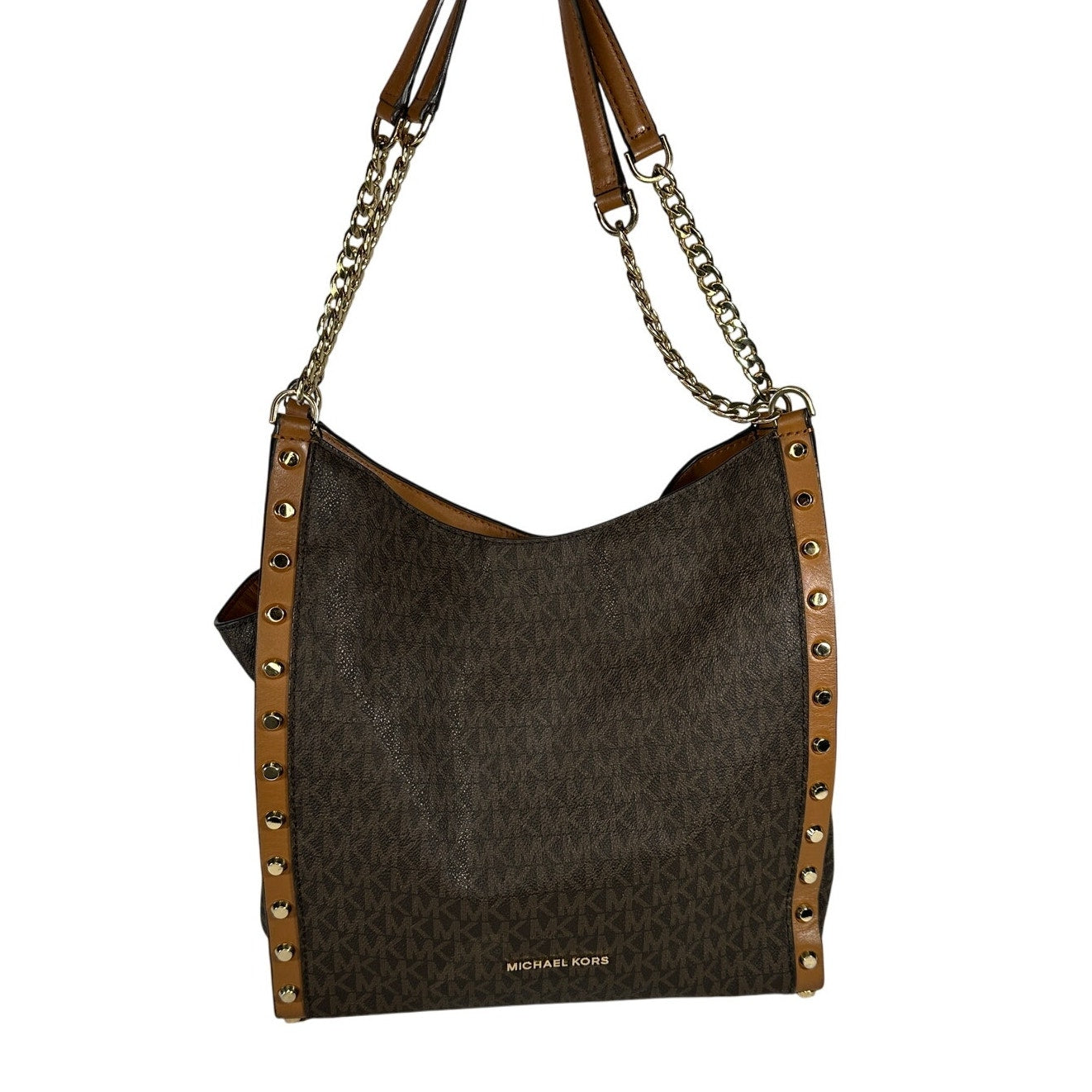 MICHAEL KORS Newbury Chain Shoulder Tote Bag