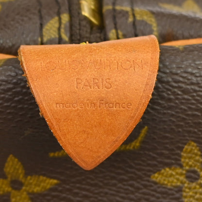 Louis Vuitton Keepall Monogram, Brown, Canvas, Travel Bag