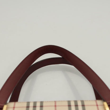Burberry Nova Check Nova Check Canvas and leather, Beige, Canvas, Handbag