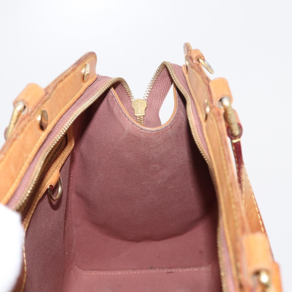 Louis Vuitton Brea Monogram Vernis, Brown, Patent Leather, Handbag