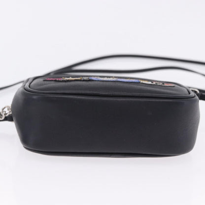 Saint Laurent Classic Monogram Blogger Patch Embellished Leather, Black, Leather, Crossbody Bag