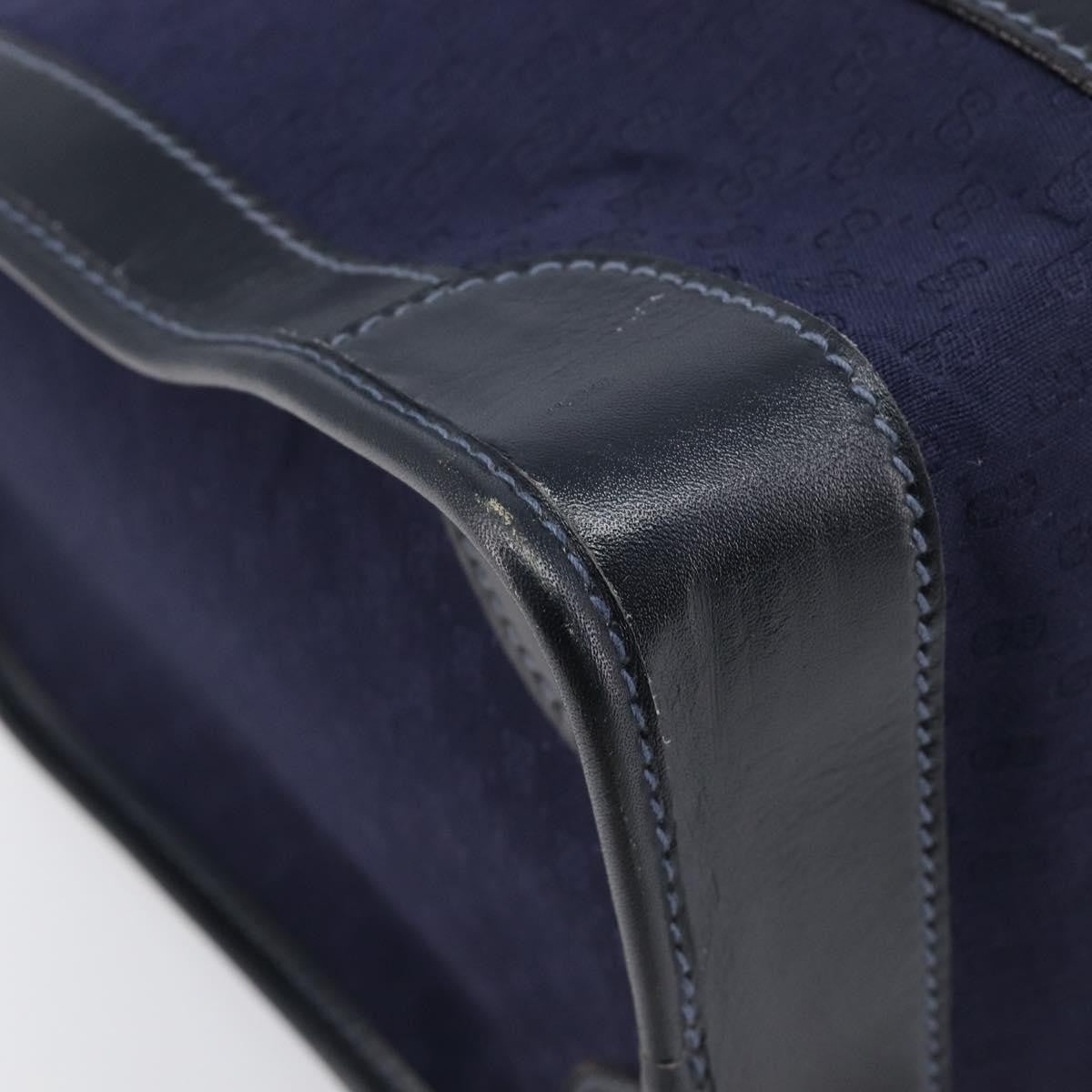 Gucci Vintage Web Boston GG Canvas, Navy, Canvas, Handbag