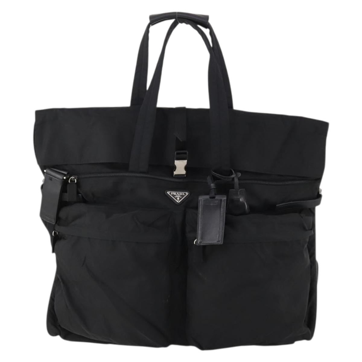 Prada Garment Carrier Tessuto, Black, Nylon, Handbag