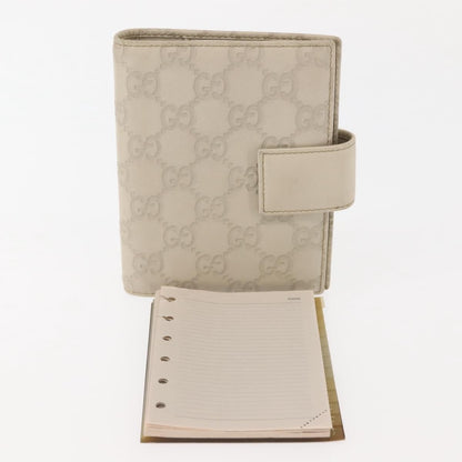 Gucci Ring Agenda Cover Guccissima Leather, Beige, Leather, Briefcase