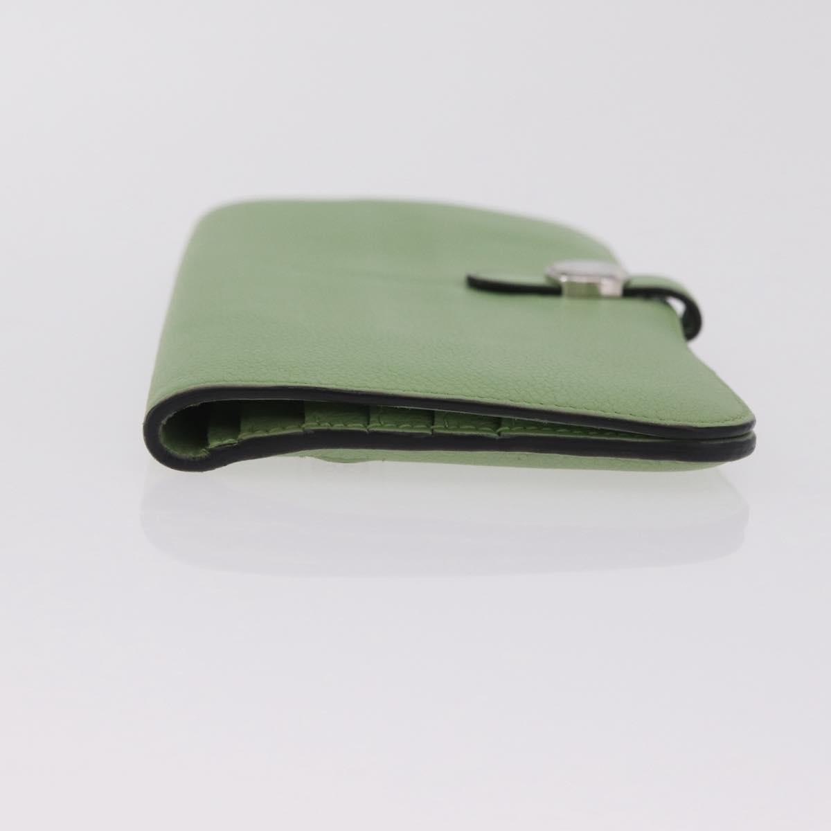 Hermes Dogon Recto Verso Leather, Green, Leather, Wallet