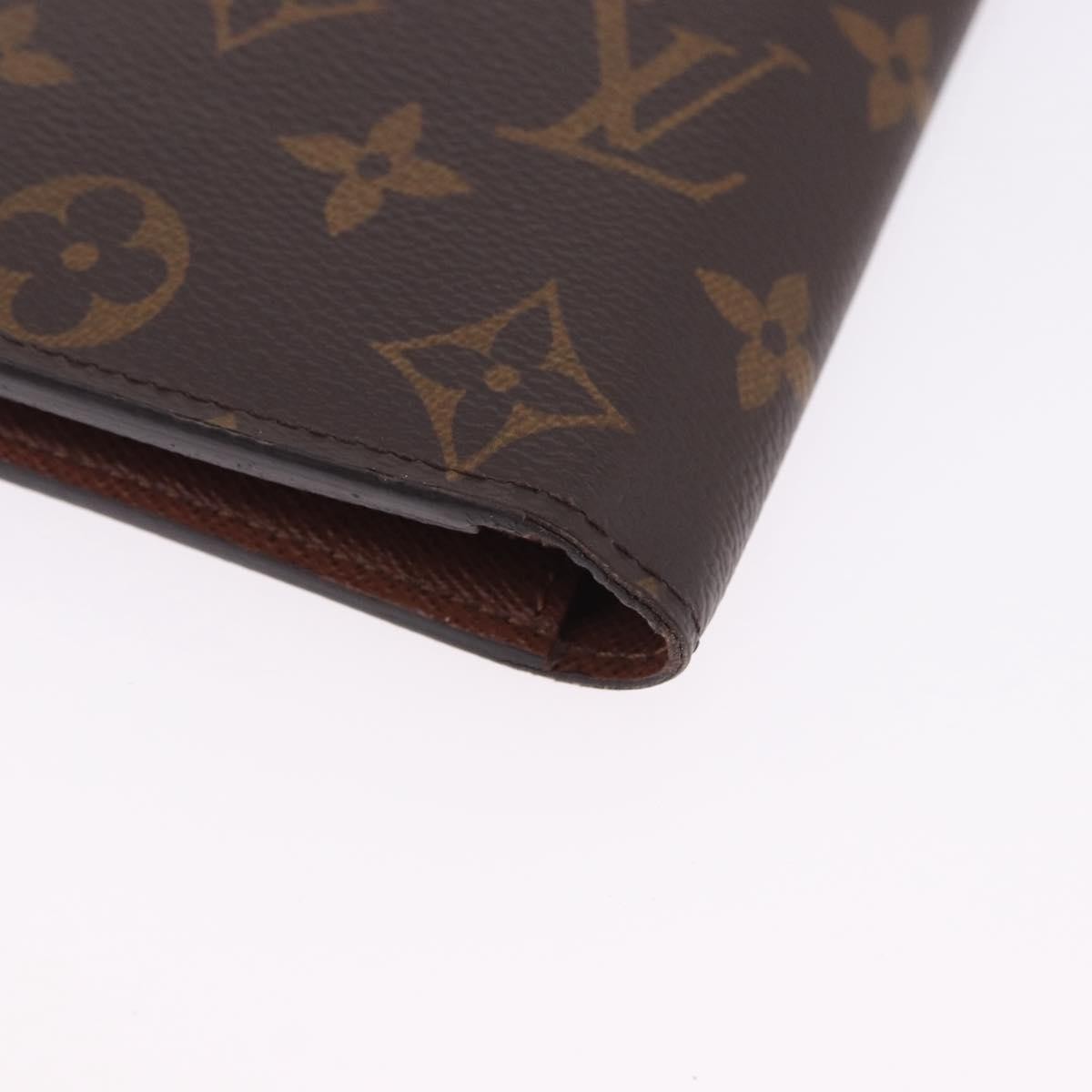 Louis Vuitton Brazza Monogram Canvas, Brown, Canvas, Wallet