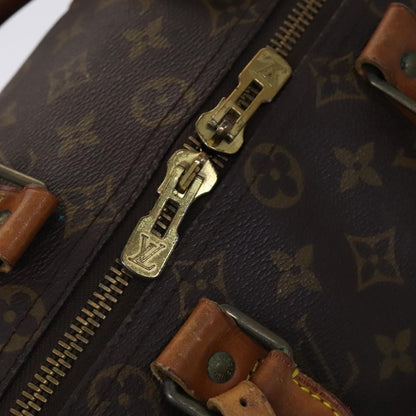 Louis Vuitton Keepall Monogram Canvas, Brown, Canvas, Travel Bag
