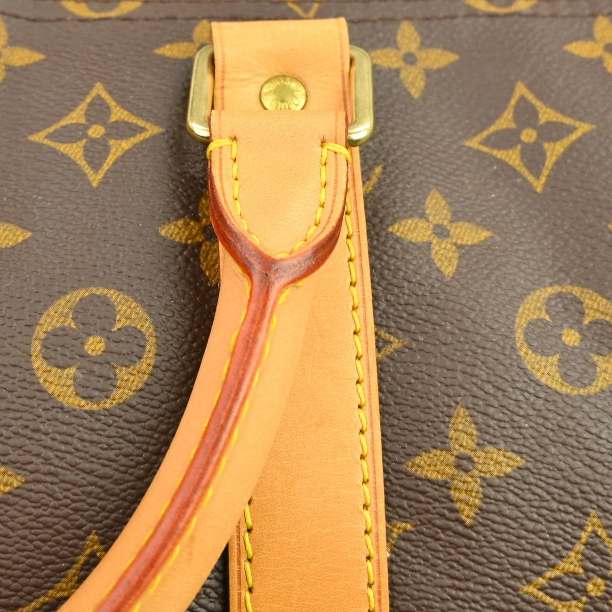 Louis Vuitton Keepall Bandoulière Monogram, Brown, Canvas, Travel Bag