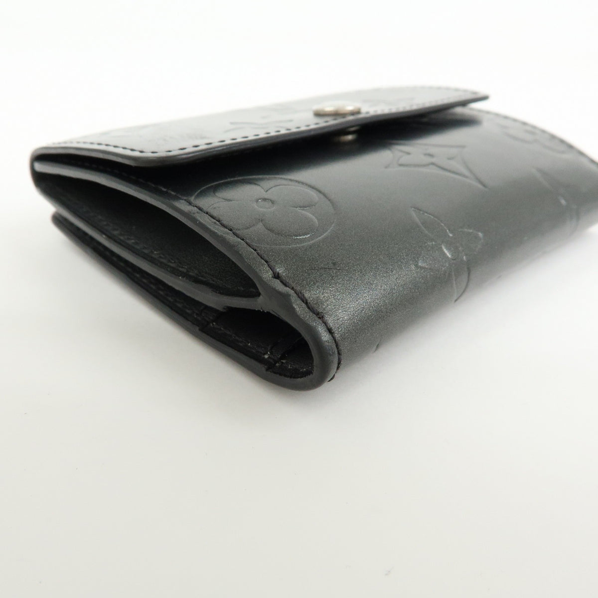 Louis Vuitton Ludlow Vernis, Gray, Leather, Wallet