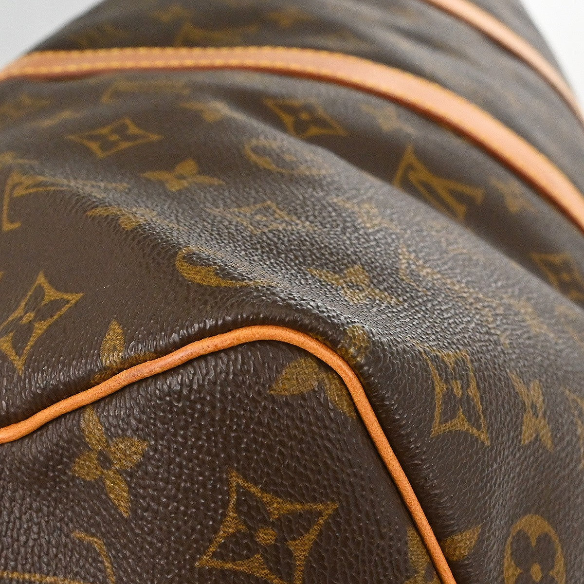 Louis Vuitton Keepall Monogram Canvas, Brown, Canvas, Travel Bag