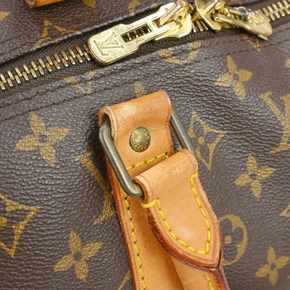 Louis Vuitton Keepall Monogram, Brown, Canvas, Travel Bag